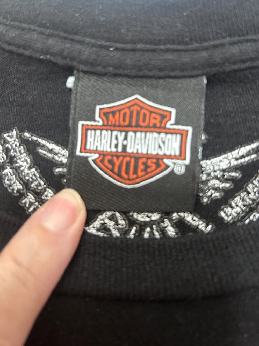 Harley-Davidson Black Graphic T-Shirt, SZ 2XL - Picture 5 of 5